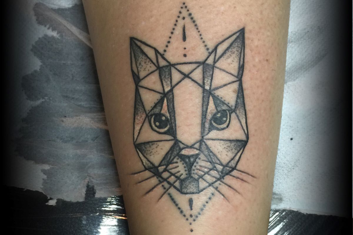 tatuaggio-gatto-geometrico