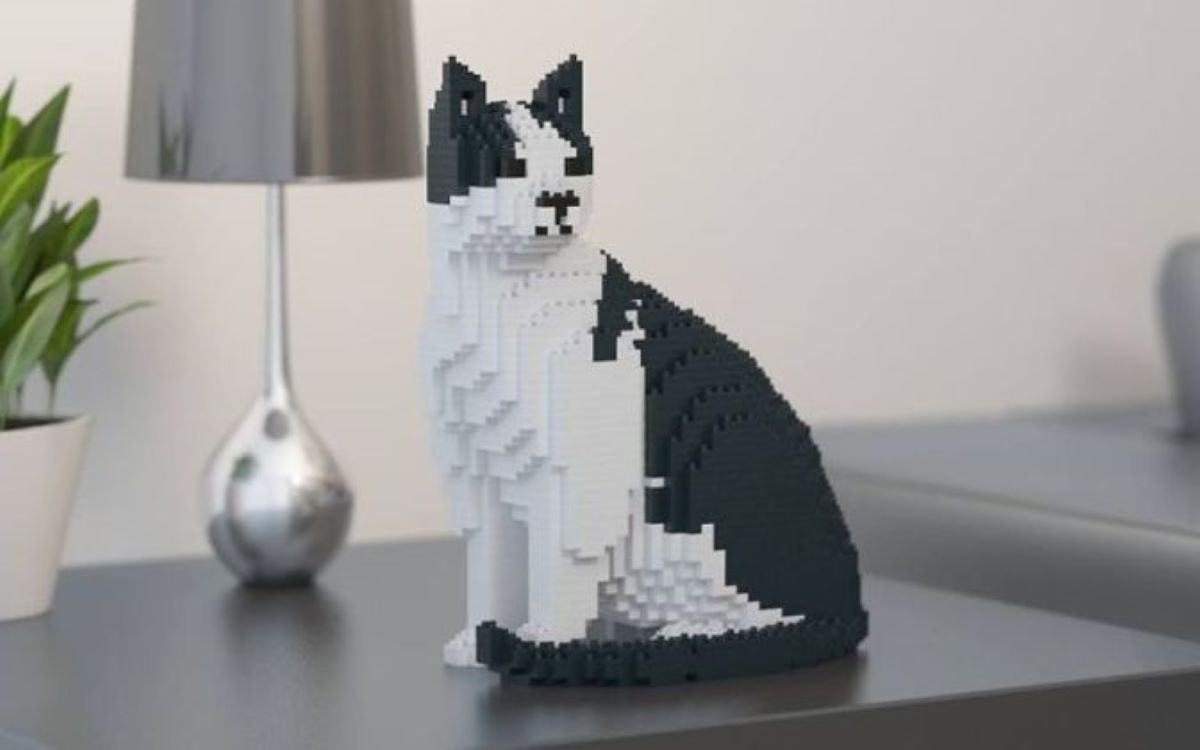 gatto-in-lego-bianco-e-nero