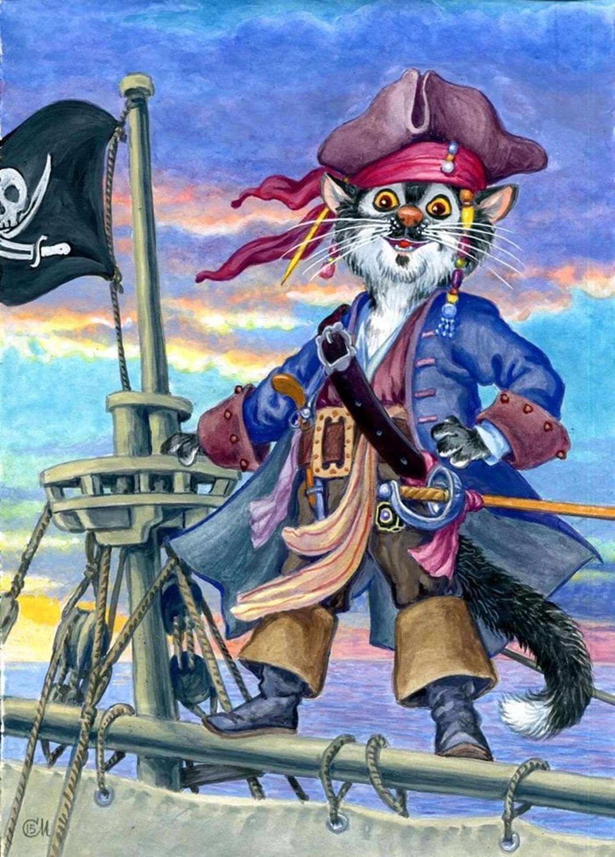 gatto pirata