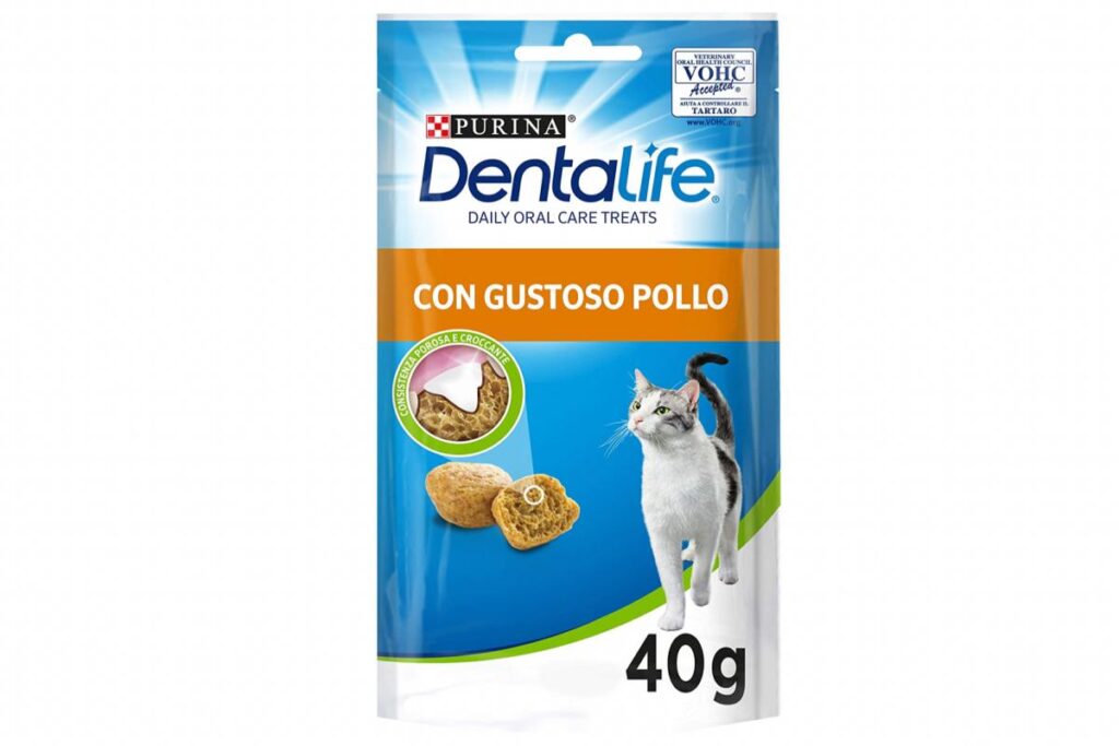 snack per pulire i denti dei gatti