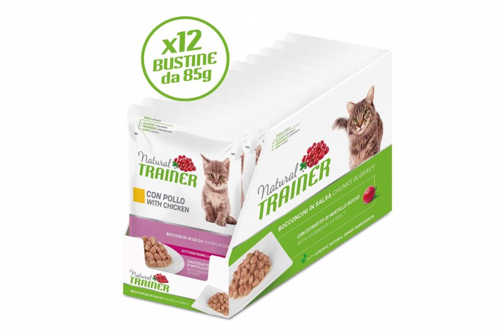 bustine natural trainer per gattini