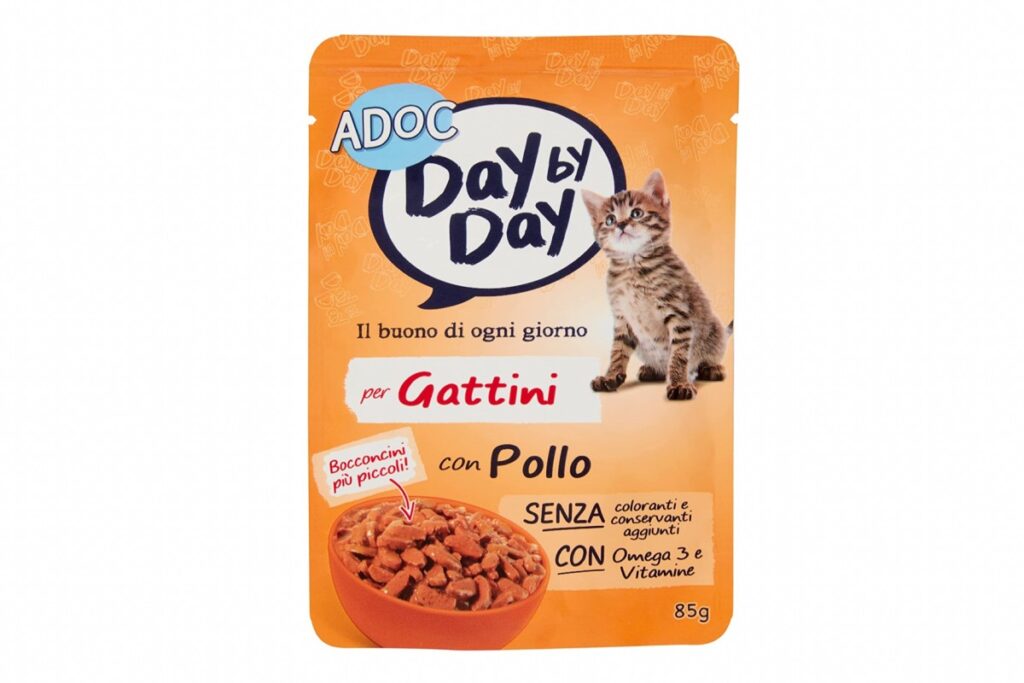 bustine al pollo per gattini