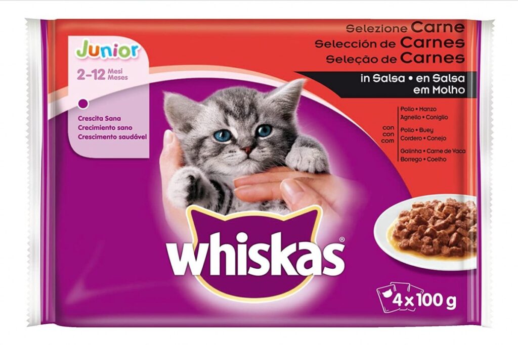 whiskas per gattini