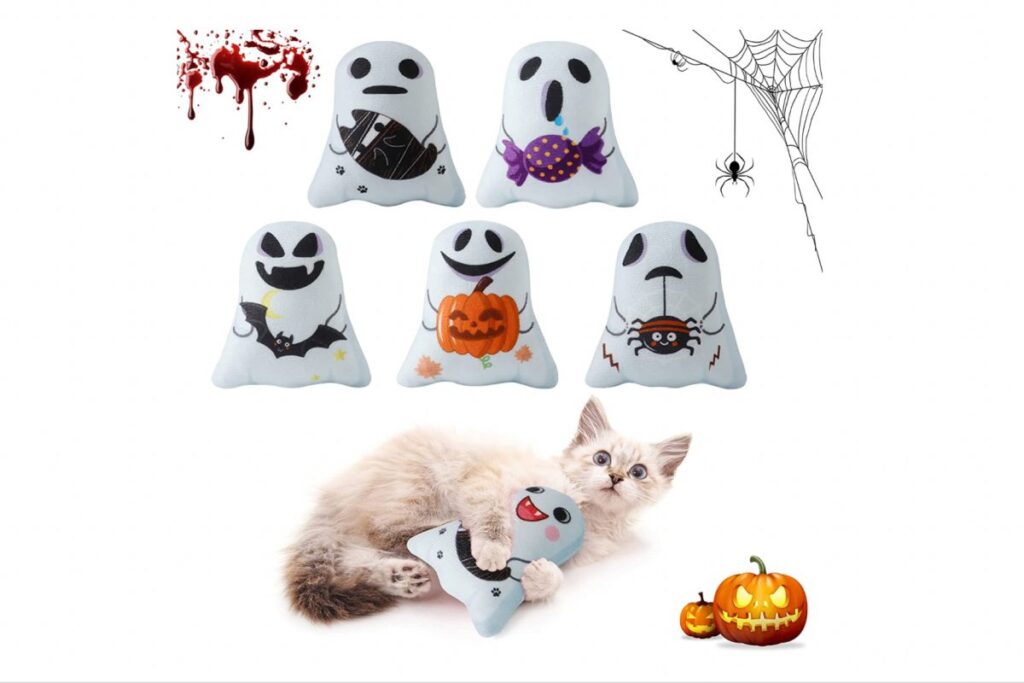 pupazzi di halloween per gatti