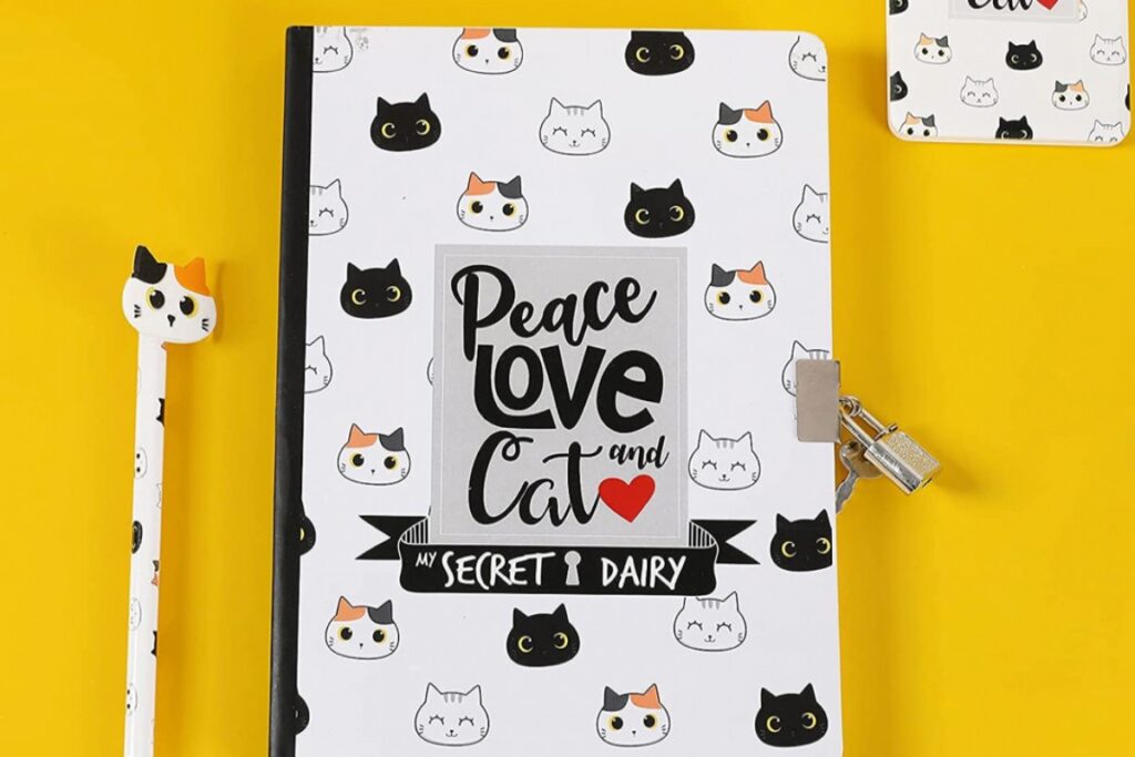 diario segreto con i gatti