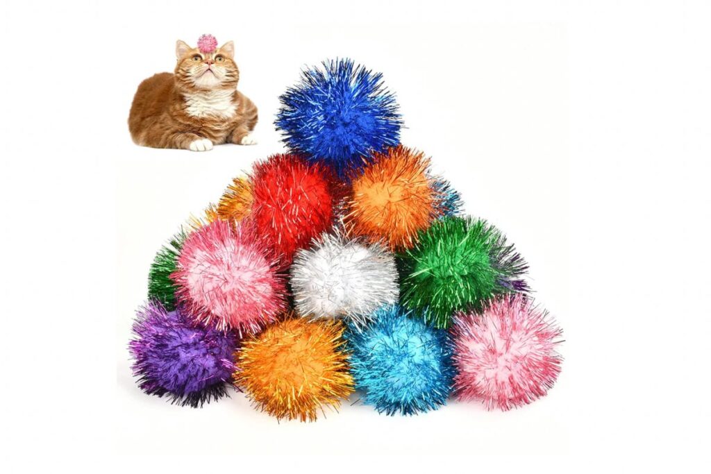 palline natalizie per gatti