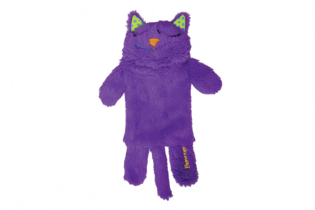 peluche a forma di gatto