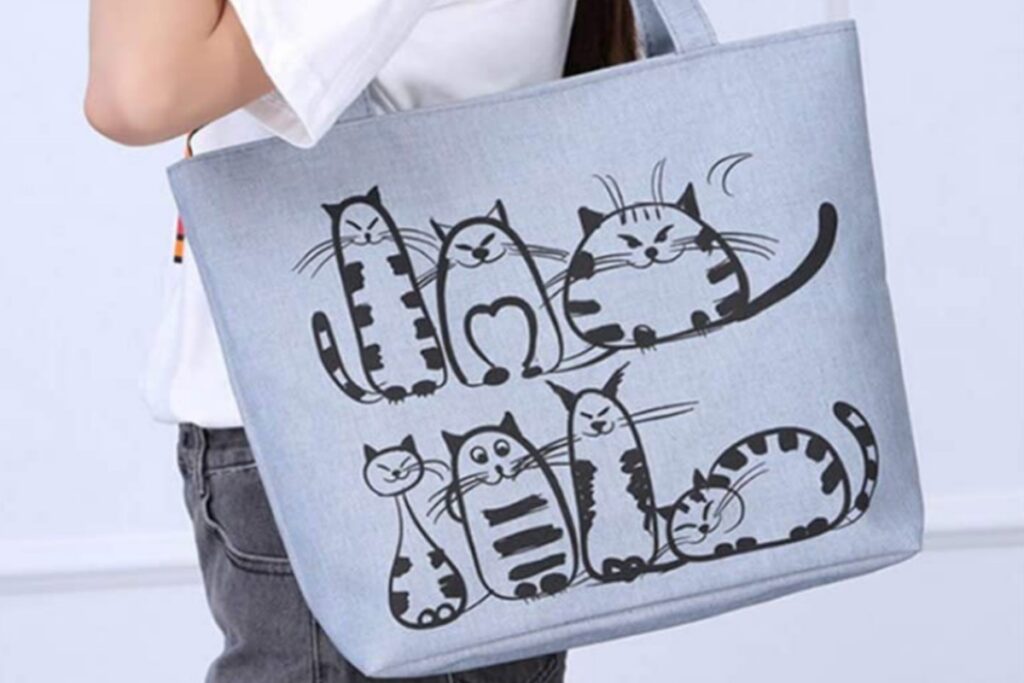 borsa coi gatti