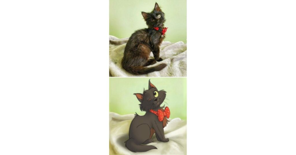 i nostri gatti dei dolcissimi personaggi Disney 