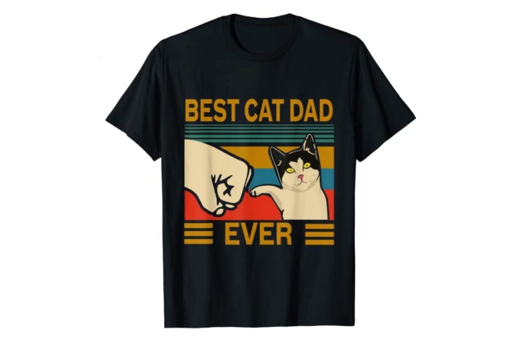 maglietta con gatto
