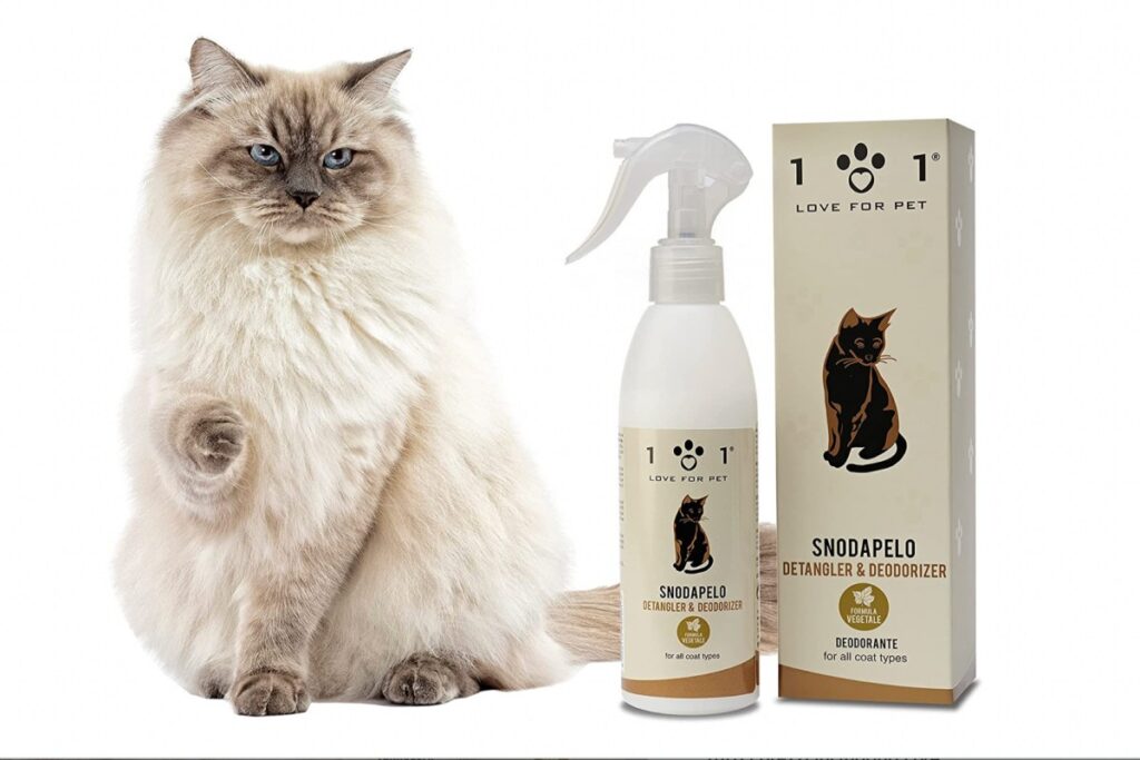 spray per gatti a pelo lungo