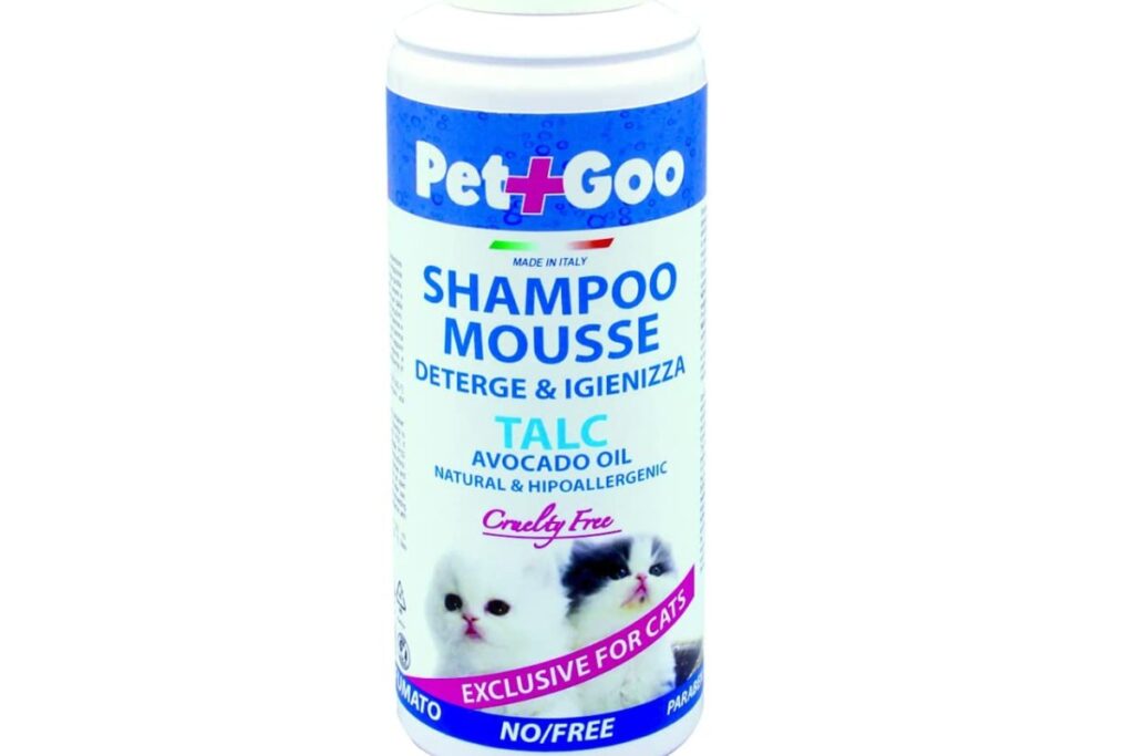 shampoo a secco per gatto 