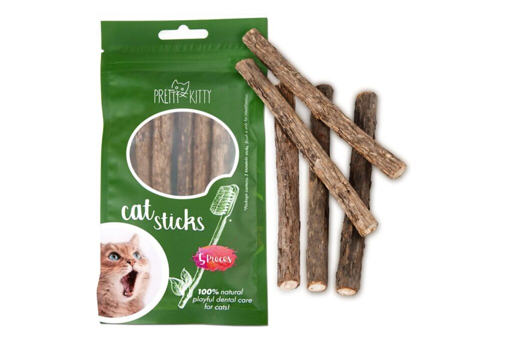 stick per l'igiene dei denti del gatto 