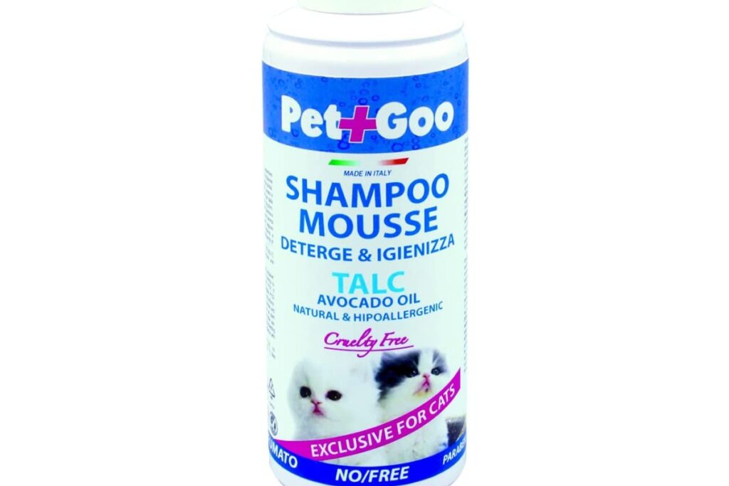 shampoo a secco per gatti 
