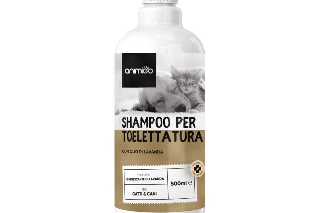 shampoo senza alcool per gatti 