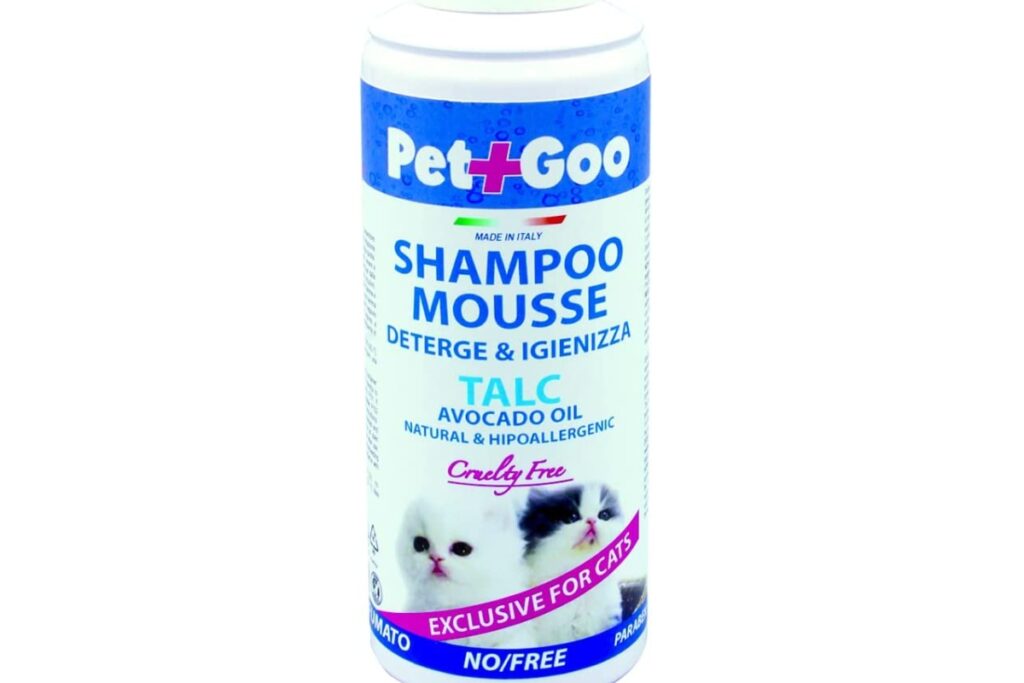 shampoo per gatti al talco 