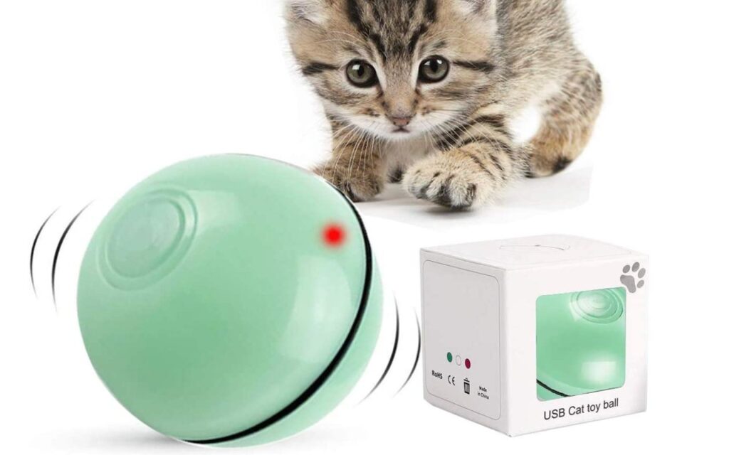 palla automatica per gatti