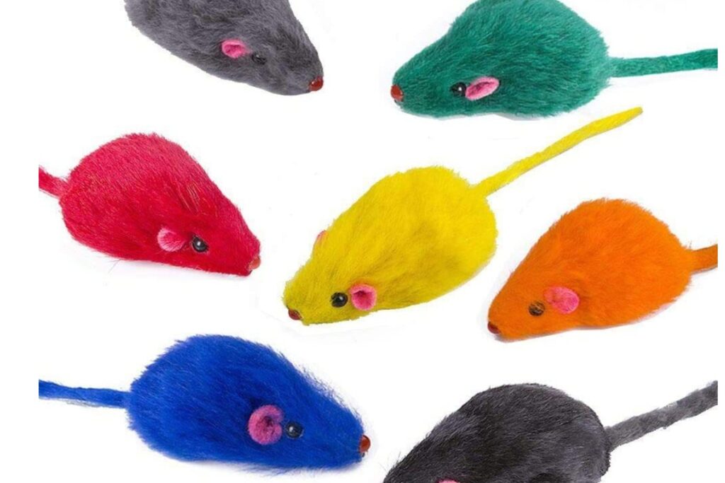 topolini giocattolo colorati