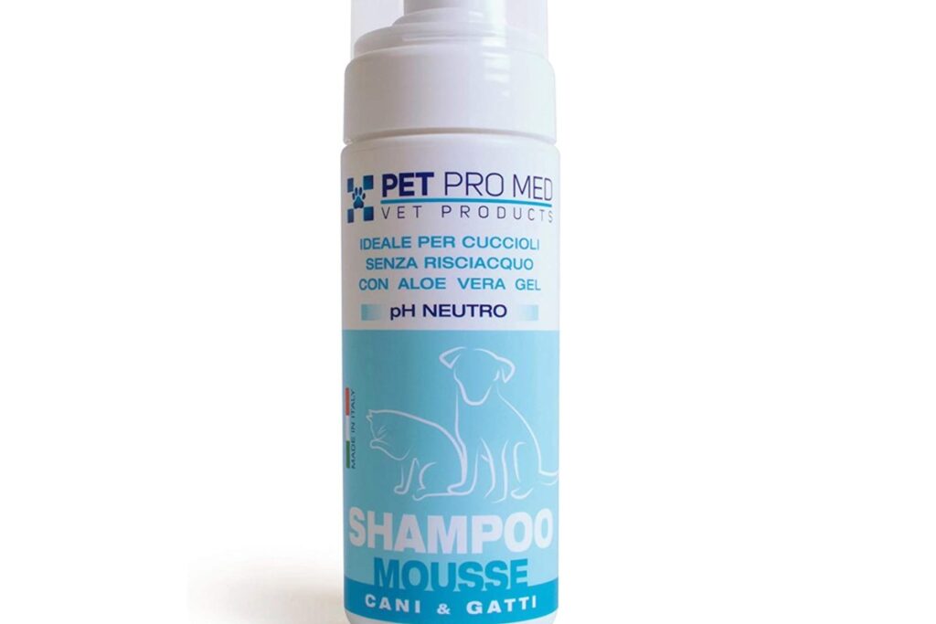 shampoo mousse per gattini