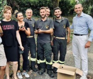 Gattini salvati da alcuni studenti a Perugia