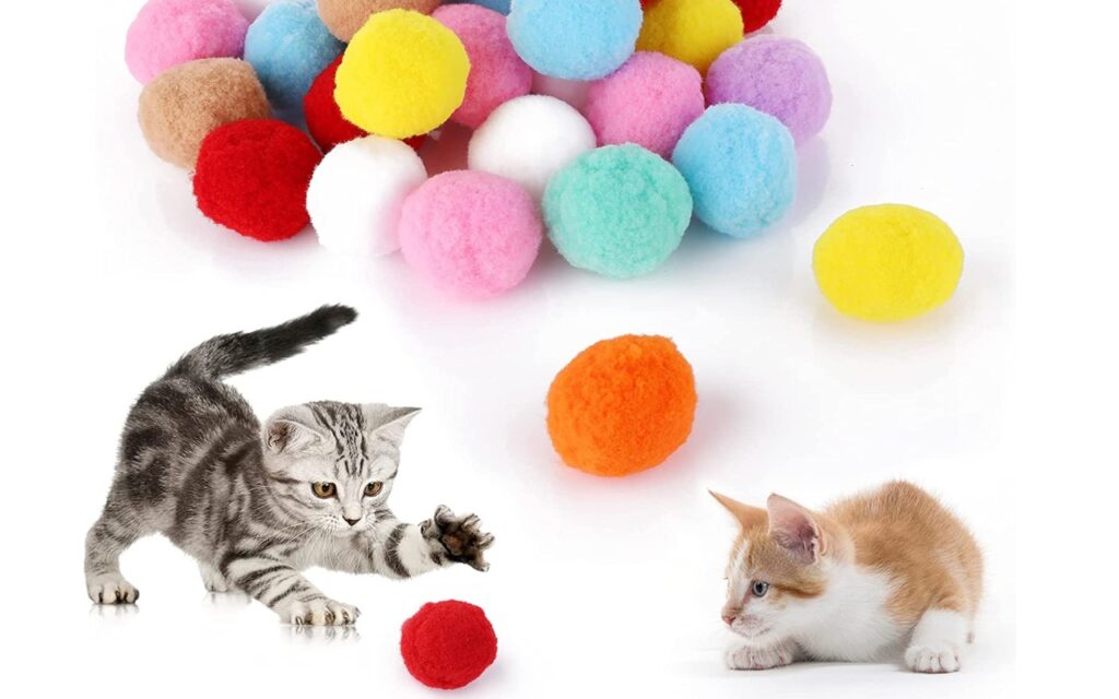 giocattoli morbidi per gattini Certosino