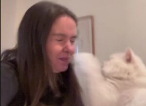 Donna diventa quasi cieca per il graffio del suo gatto che voleva baciare