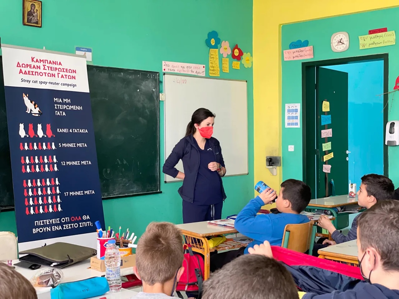 Veterinario in classe